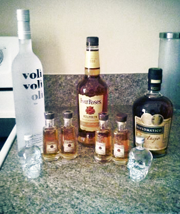 Papa-Hype-Voli-Vodka-Four-Roses-Bourbon-crystall-Skull-vodka-Fathers-Day