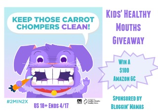 Kids’ Healthy Mouths $100 Amazon GC Giveaway