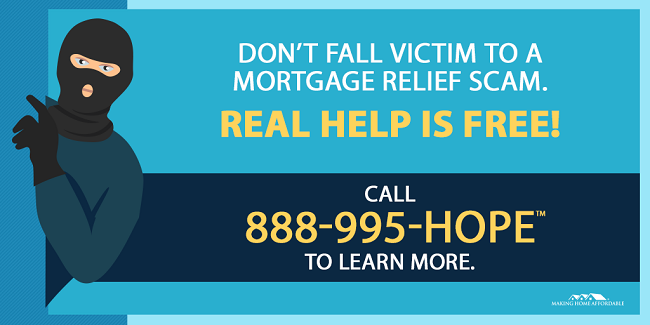 Get Real Mortgage Relief and Avoid Scams